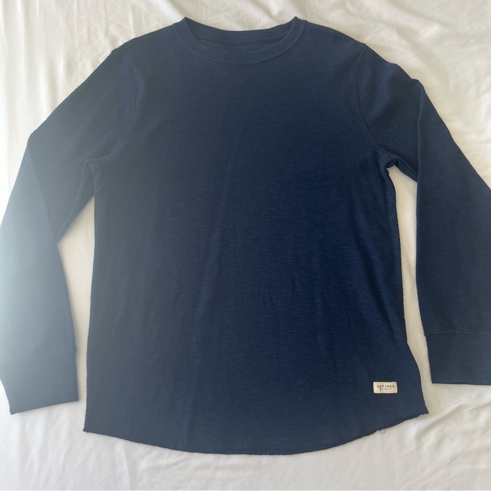 NWOT GAP 1969 Navy Long Sleeve Kids Tee